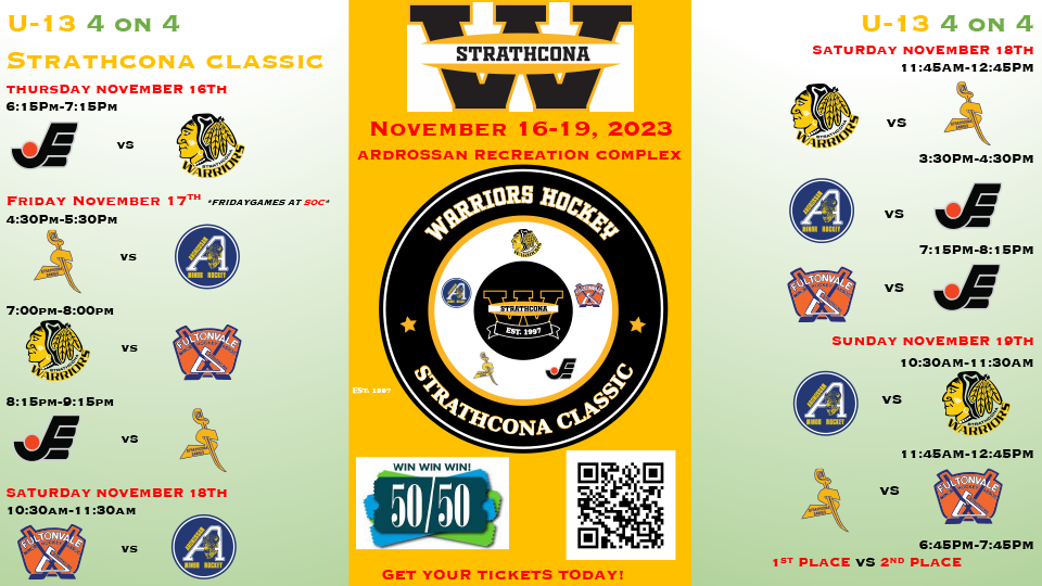 Strathcona-Classic-U13-Schedule