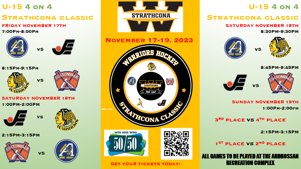 Strathcona-Classic-U15-Schedule